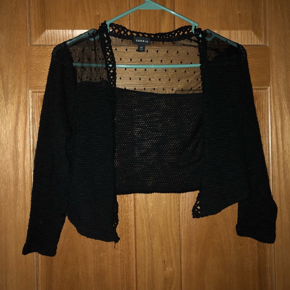 Cropped cardigan